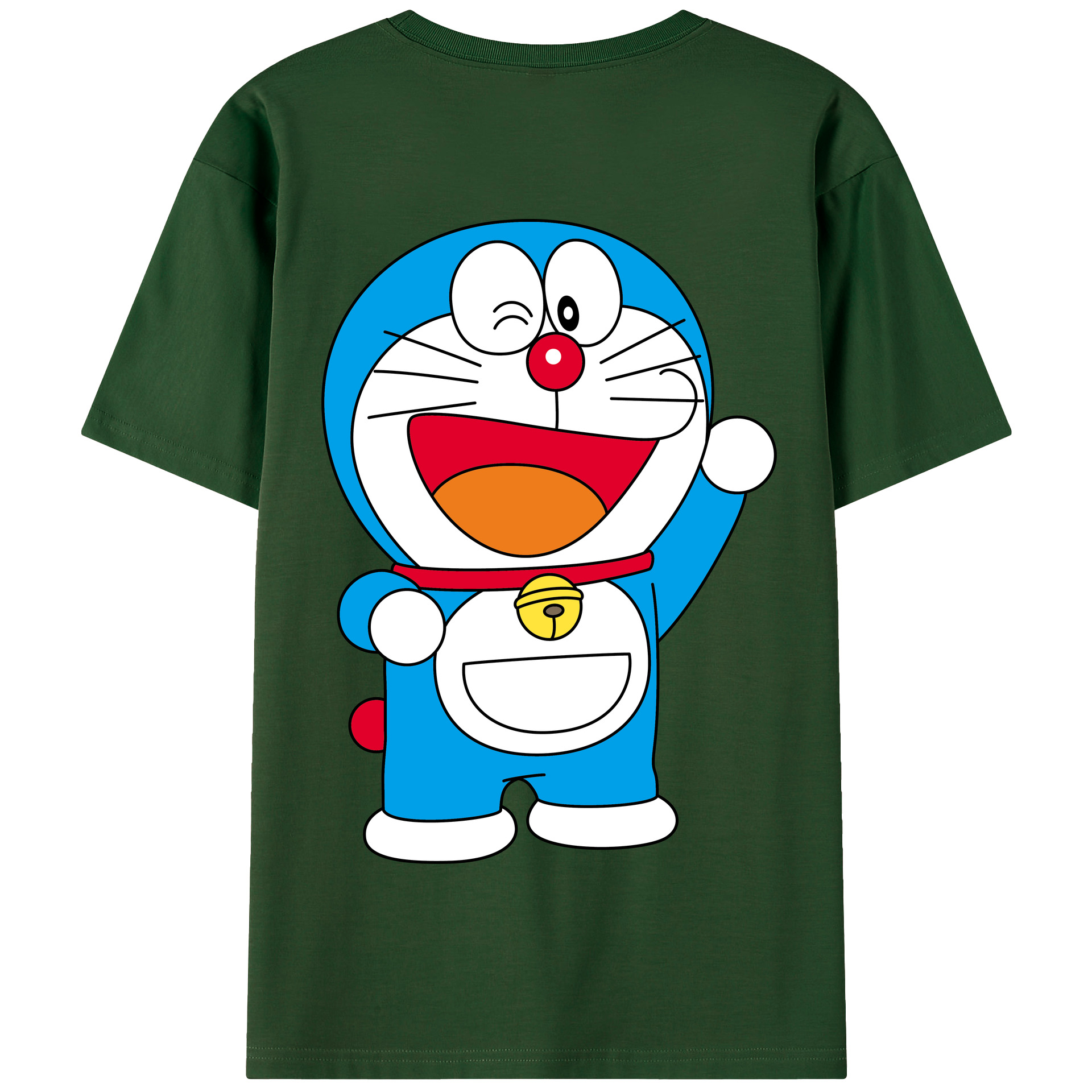 （画像用） ドラえもん Doraemon 綿100％半袖Tシャツ（背面プリント）